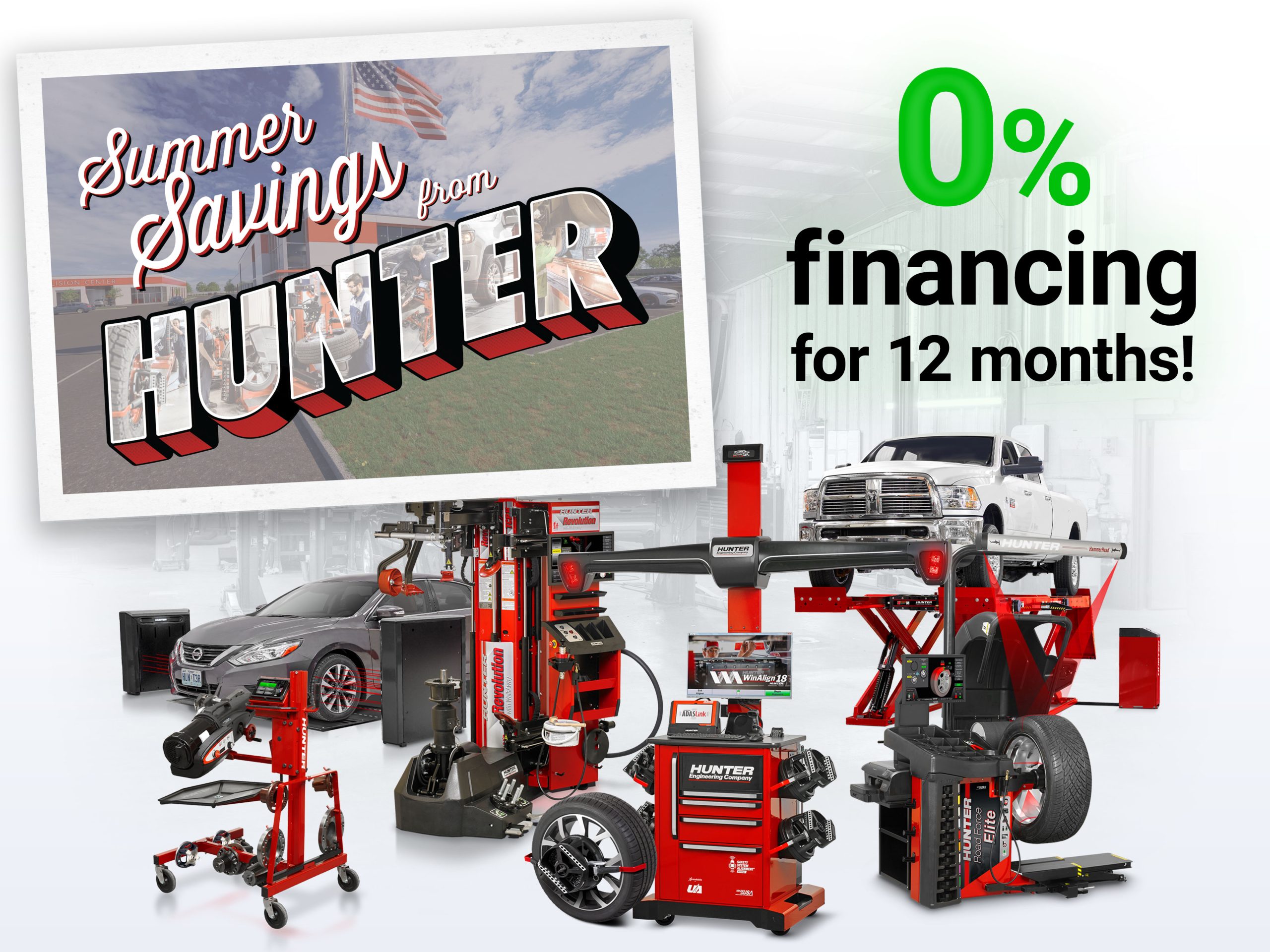 Hunter Engineering announces Summer Finance Promotion offering 0% interest rate for 12 months